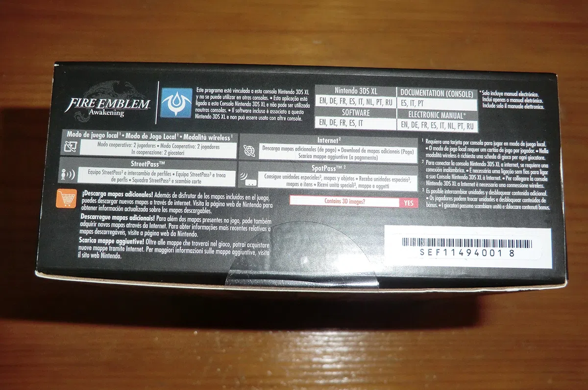 Console Nintendo 3DS XL bleue + Fire Emblem : Awakening - édition limitée
