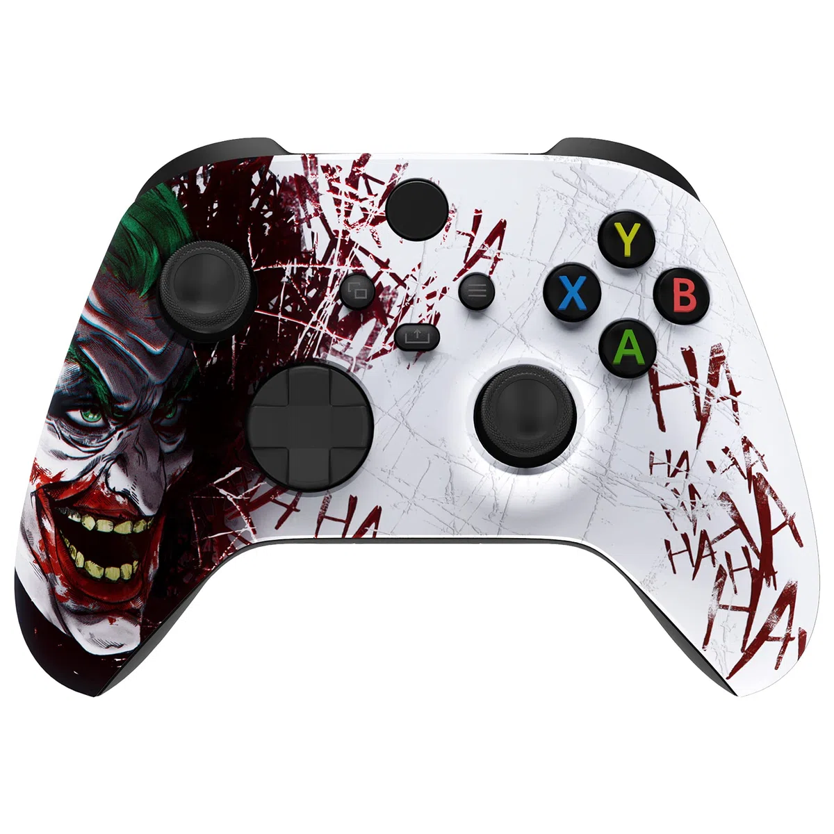 eXtremeRate Coque Personnalisée pour Xbox Séries X/S, Coque Shell Avant pour Xbox Séries X/S Manette, Fou HA