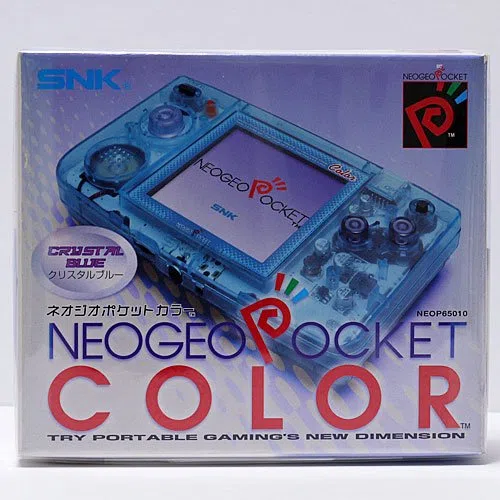Console Neogeo Pocket Crystal Blue 2° Ed