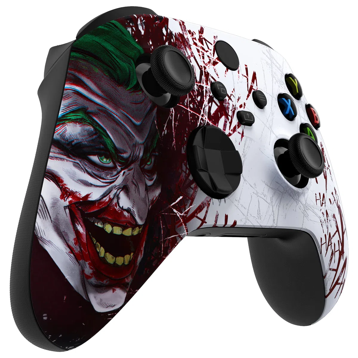 eXtremeRate Coque Personnalisée pour Xbox Séries X/S, Coque Shell Avant pour Xbox Séries X/S Manette, Fou HA