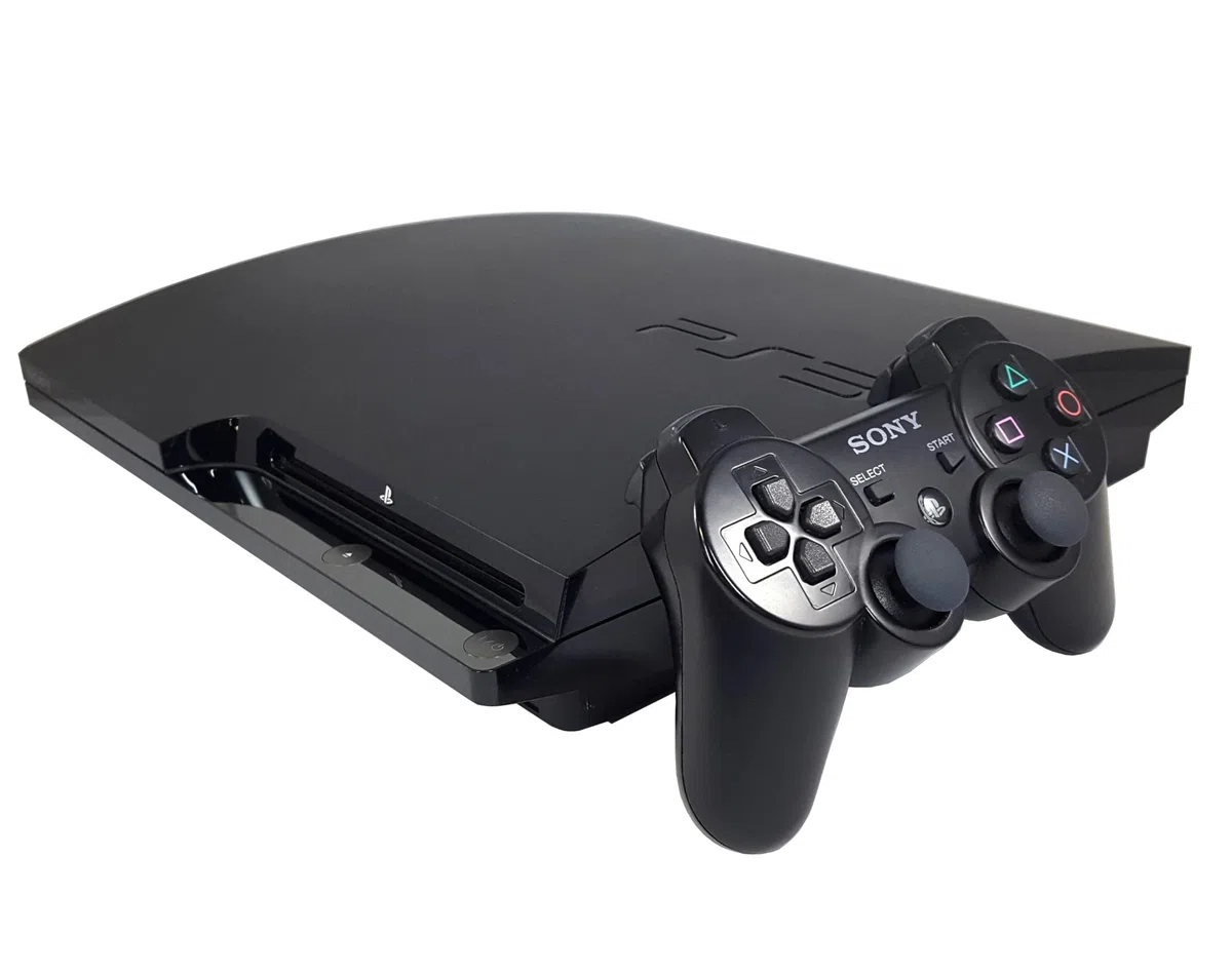 Console PS3 Slim 120 Go noire + Manette PS3 Dual Shock 3 - noire