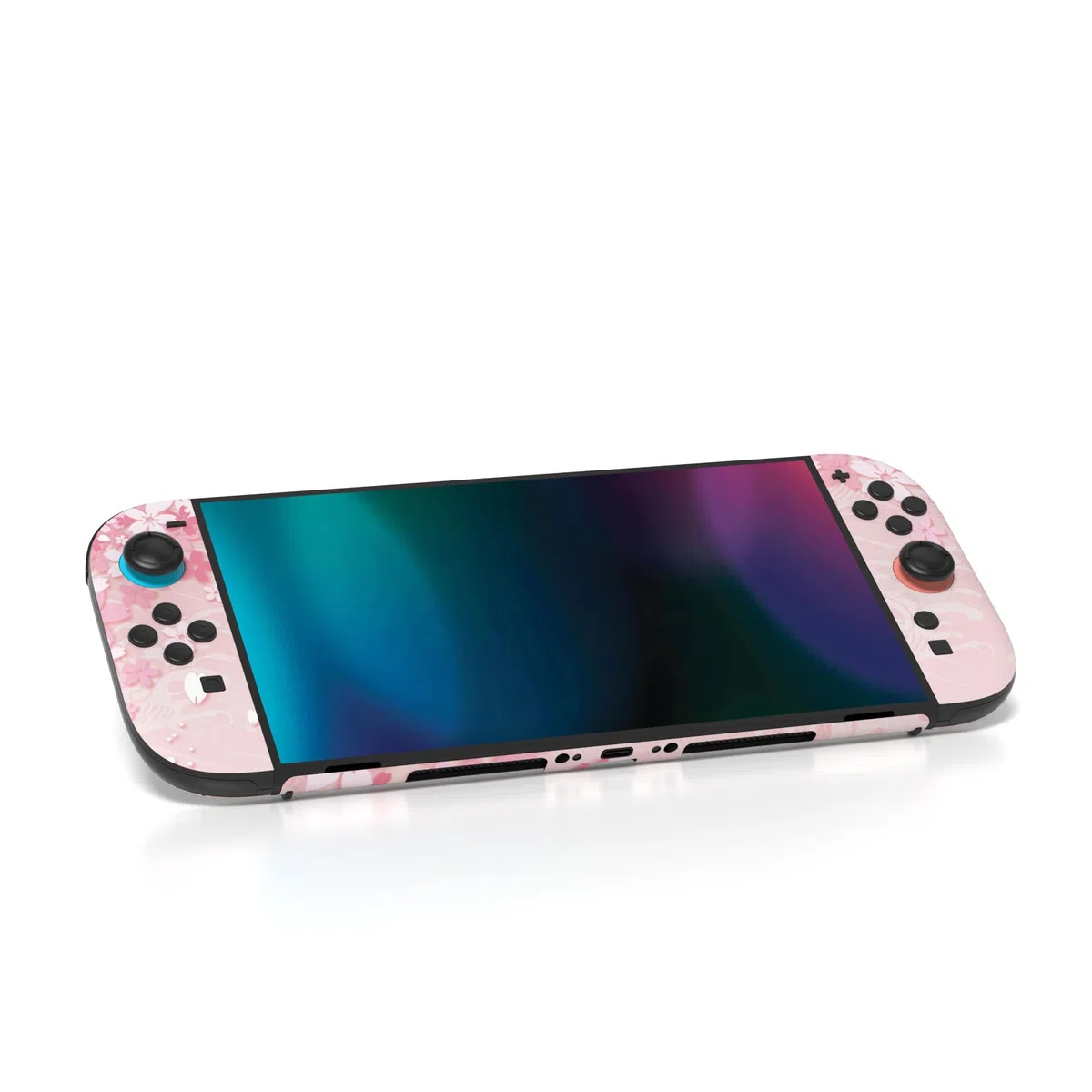 playvital Autocollant pour Nintendo Switch 2 Manette & Console & Grip & Dock,Sticker Skin Decal pour Switch 2 Accessoires Protection - Pétales Cerisier