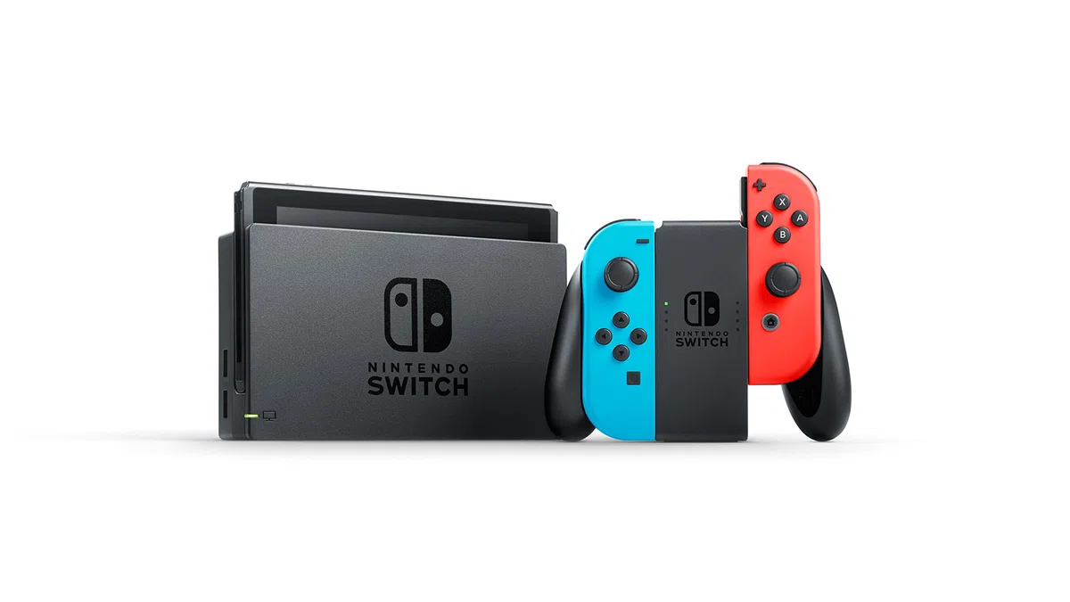 Nintendo Switch 32Go rouge néon/bleu néon + The Legend of Zelda: Breath of the Wild