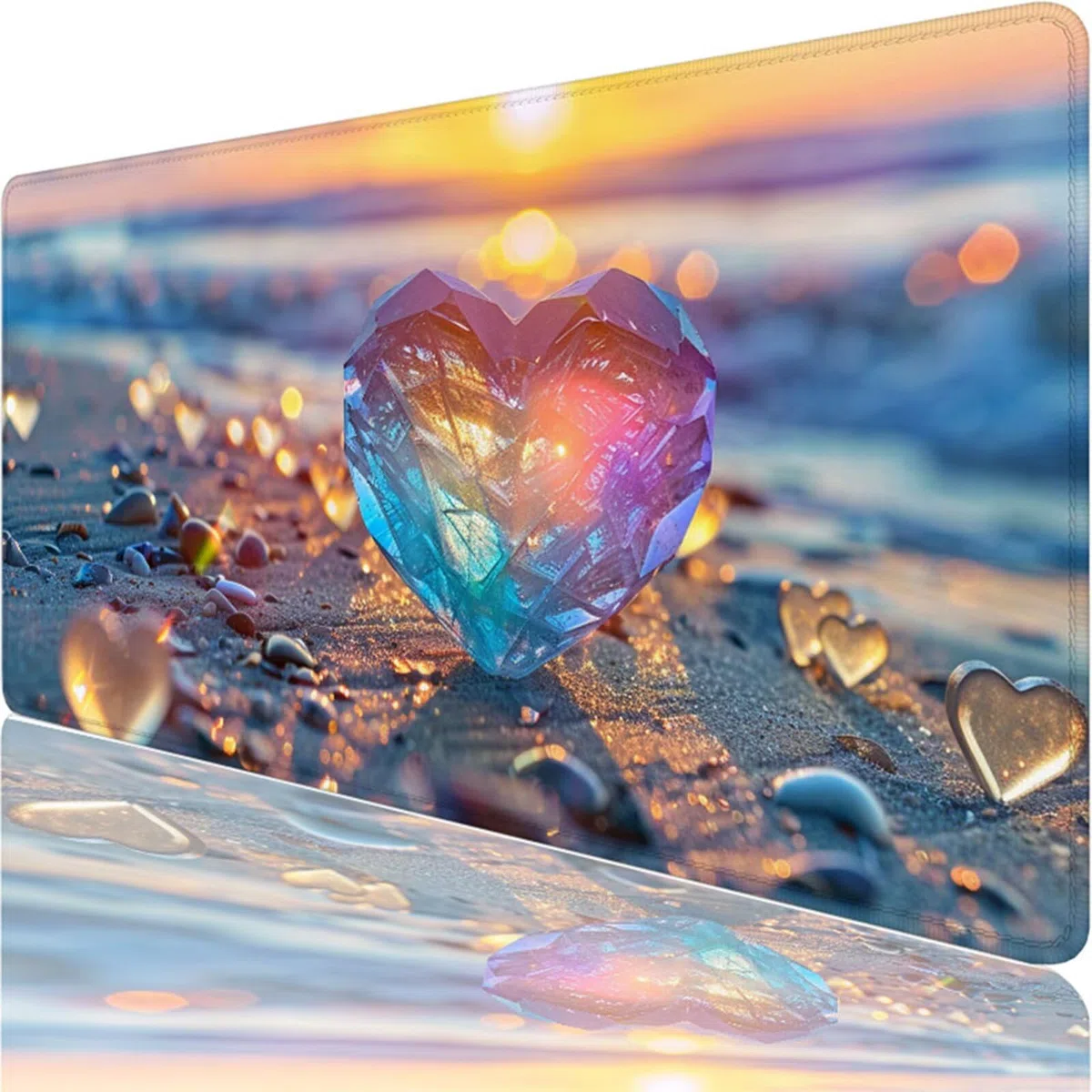 Tapis de Souris Gaming XXL,1500x800x3mm Tapis de Souris Rose,Grand Tapis de Bureau sous Main avec Surface Spéciale Améliore la Vitesse et la Précision,Imperméable Mouse Pad Pierre pour Bureau XF-421