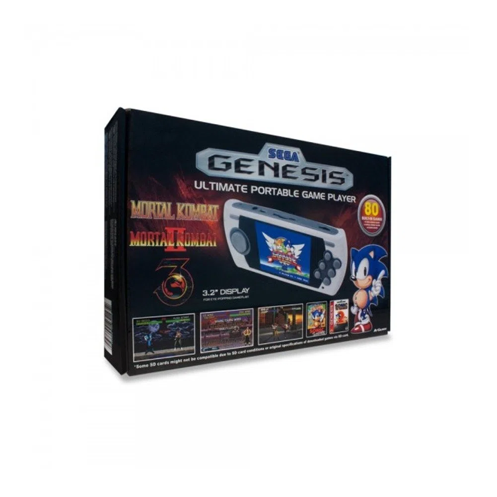 Console Sega Megadrive Ultimate Portable Game Player + Port SD - édition Mortal Kombat