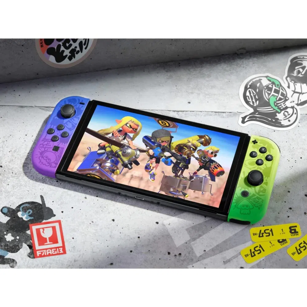 Nintendo Switch Oled Splatoon 3 Edition console de jeux portables 17,8 cm (7") 64 Go Écran tactile Wifi Multicolore