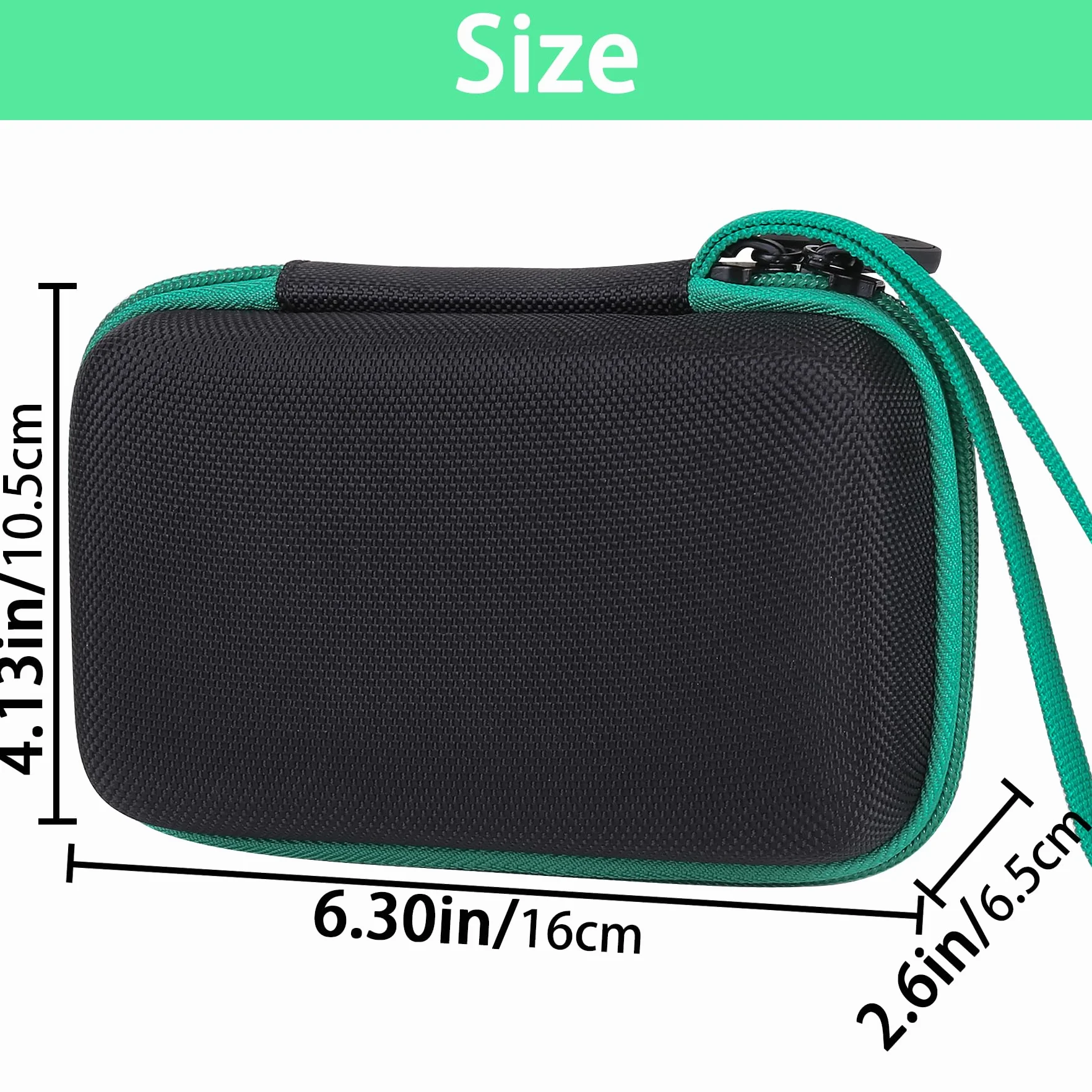 Aenllosi pour Blaze Neo Geo/Technos/Atari/Taito/Capcom Super Pocket Console de Jeu Portable Étui de Rangement Rigide Protecteur, Vert, étui Seul