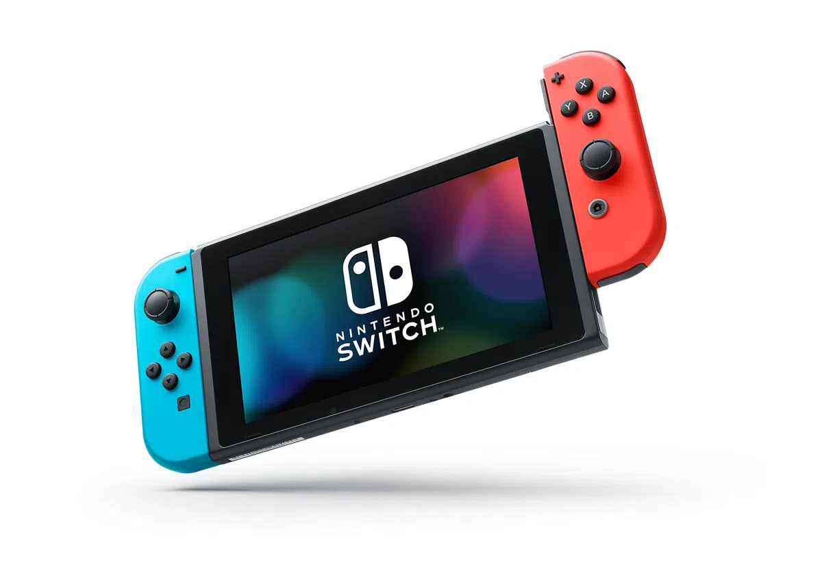 Nintendo Switch 32Go rouge néon/bleu néon + The Legend of Zelda: Breath of the Wild