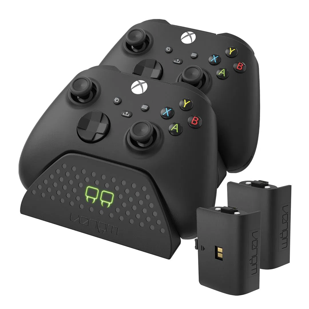 Venom Twin Charging Dock with 2 x Rechargeable Battery Packs - Black (Xbox Series X & S / Xbox One)