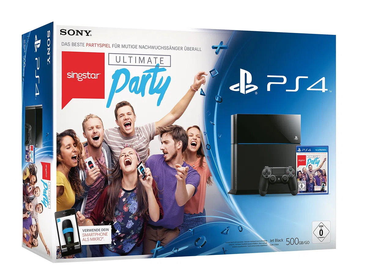 PlayStation 4 - Konsole inkl. SingStar Ultimate Party