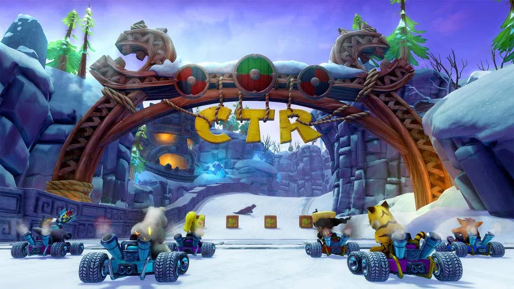 Playstation Sony, Pack PS4 Crash Team Racing, Console 4 Slim 1 To + 2 Manettes Sans Fil DUALSHOCK 4 V2 + Jeu Crash Team Racing, Châssis F, Couleur : Jet Black