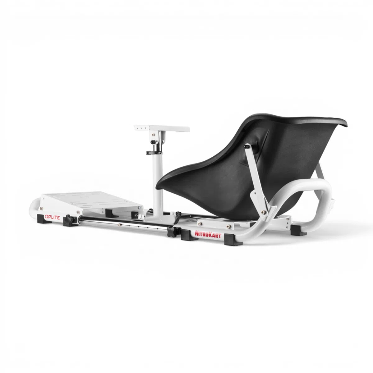 OPLITE NitroKart V2 Cockpit Sim Racing Réglable Enfant Adulte White