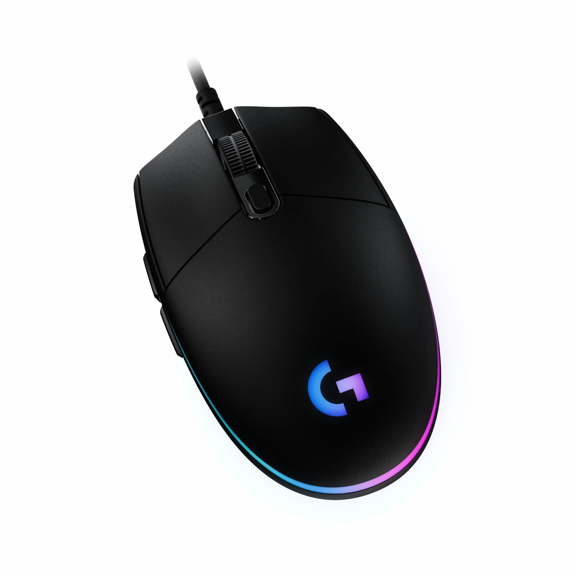 Logitech G203 LIGHTSYNC USB Souris Gaming avec Éclairage RVB Personnalisable, 6 Boutons Programmables, Capteur Niveau Gaming, 8 000 PPP, Ultra-Léger - Noire