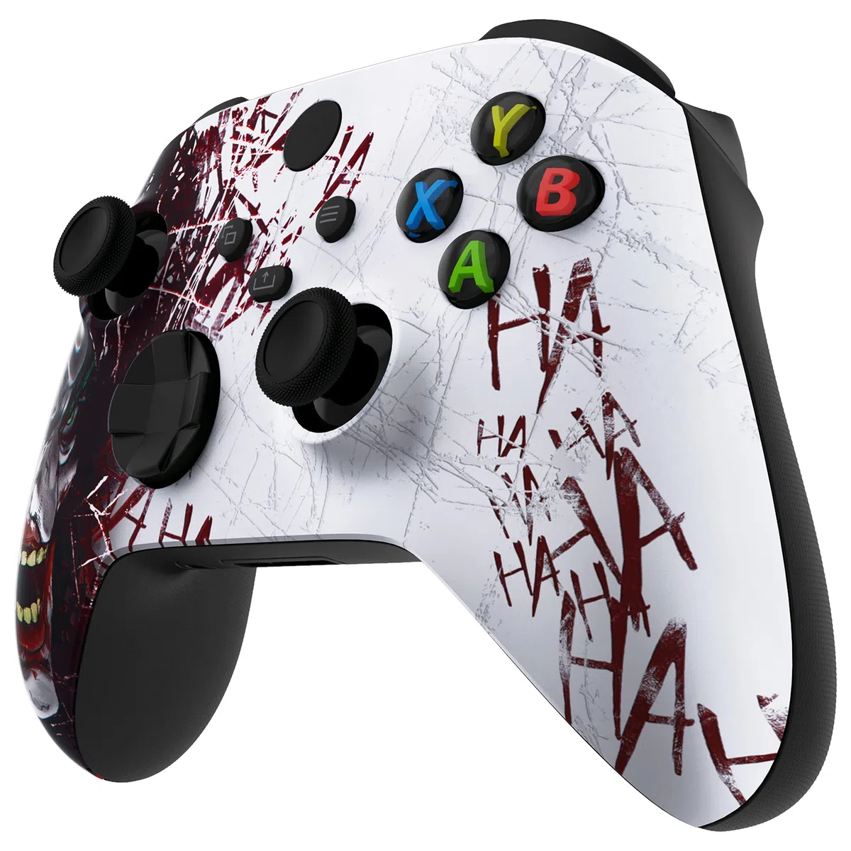 eXtremeRate Coque Personnalisée pour Xbox Séries X/S, Coque Shell Avant pour Xbox Séries X/S Manette, Fou HA