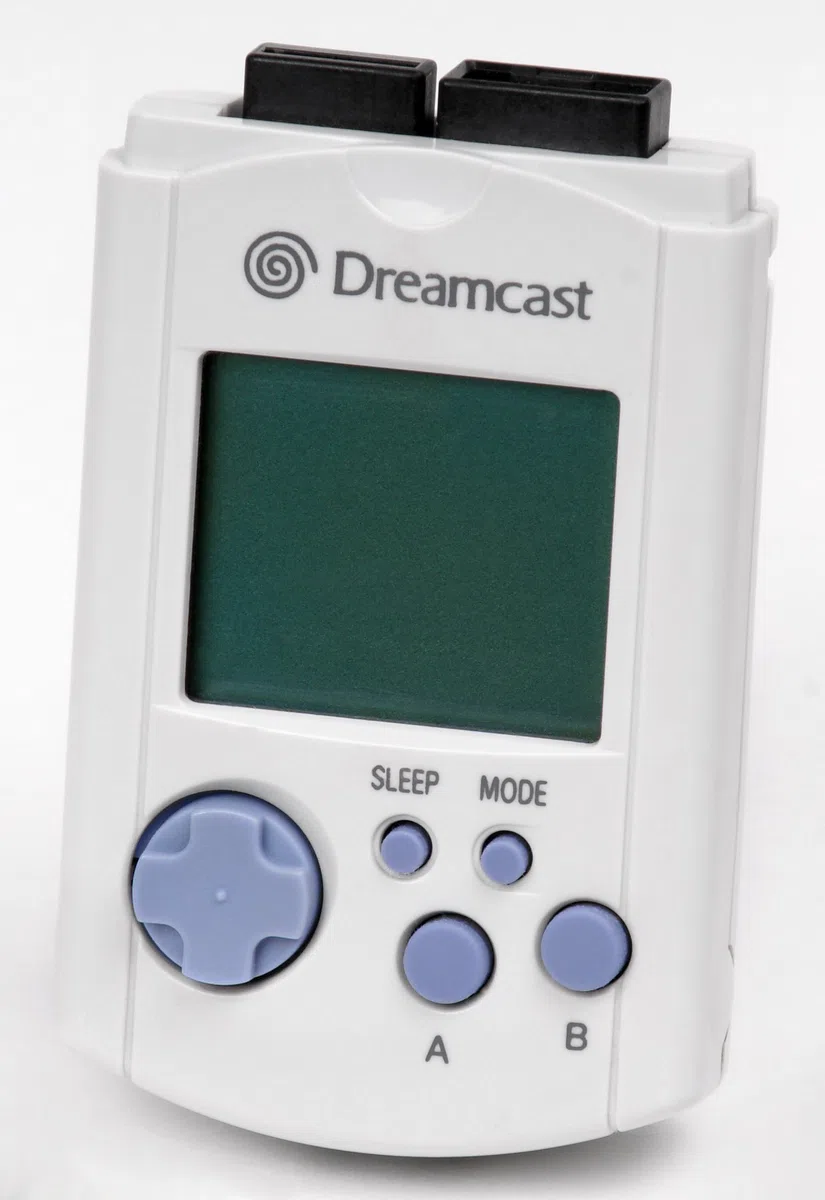 Sega official white VMU - Dreamcast - US